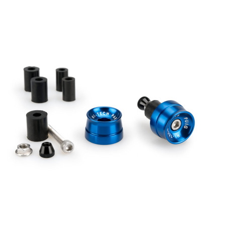 Embouts de Guidon Puig Speed Bleu pour Moto