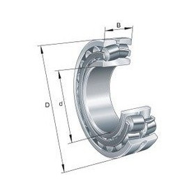 Roulement à rouleaux sphérique FAG 22212-E1A-K-M