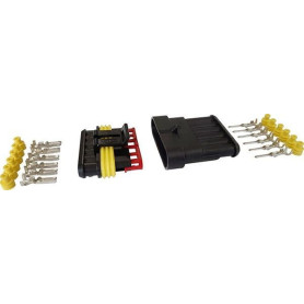 Kit Connecteur Étanche 6 Voies Restagraf pour Câblage Automobile