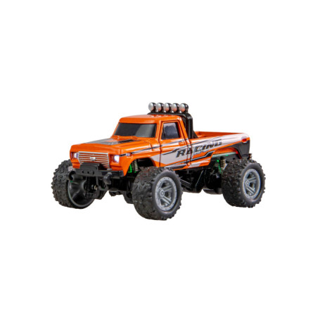 Monster Truck Télécommandé Amewi 1:64 Orange - Die Cast Robuste pour Enfants