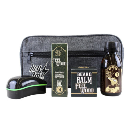 Kit de Survie Deluxe pour Barbus HEY JOE - Parfum Bois de Cèdre