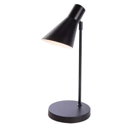 Lampe de Bureau Design Scandinave LUSSIOL en Métal Noir