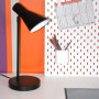 Lampe de Bureau Design Scandinave LUSSIOL en Métal Noir