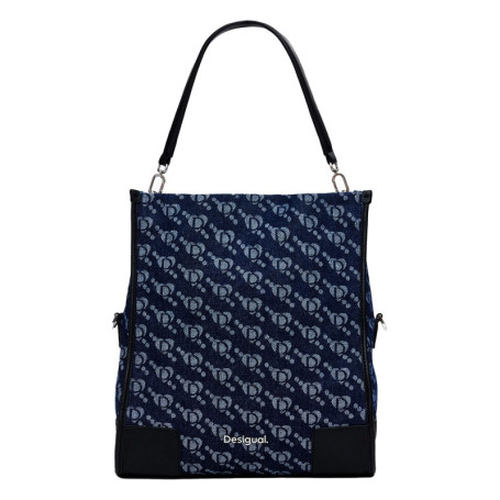 Sac à main Desigual Arco Loverty en denim bleu marine avec bandoulière amovible