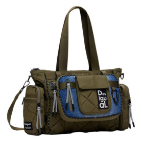 Sac à main en nylon vert multiposition pour femme - Desigual