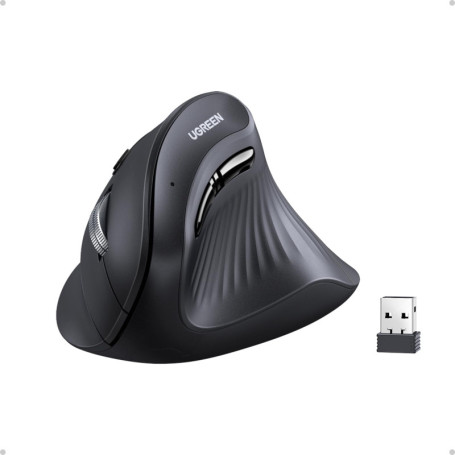Souris Bluetooth Verticale Ergonomique UGREEN - Sans Fil 2,4G, 4000 DPI