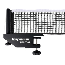 Filet de Tennis de Table WM-Tour Noir avec Support Métallique Réglable