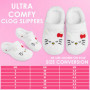 Chaussons Hello Kitty en Polaire Borg pour Femmes et Ados