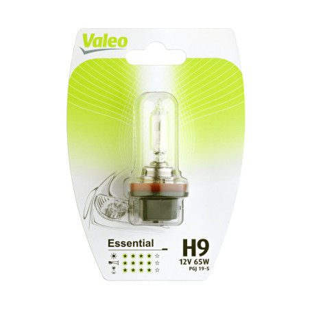 Ampoule Halogène Valeo ESSENTIAL H9 65W - Lot de 1