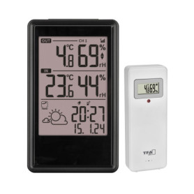 Station Météo Sans Fil TFA Dostmann ETNA - Température et Humidité Intérieure/Extérieure
