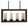 Suspension DKD Home Decor Marron Aluminium Verre (52 x 6 x 26 cm) 129,99 €