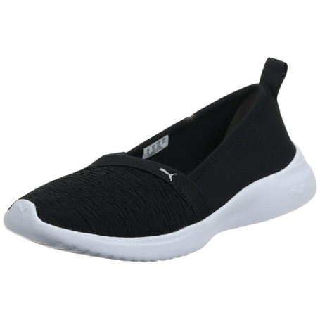 Basket PUMA Femme Adelina Noir Argent - Confort et Style