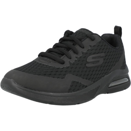 Basket Skechers Garçon Microspec Max Noir - Confort Optimal