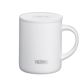 Tasse Isotherme Thermos Longlife 0,35L - Acier Inoxydable Blanc Neige