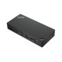 Station d'accueil Lenovo USB-C 10 Ports Noir