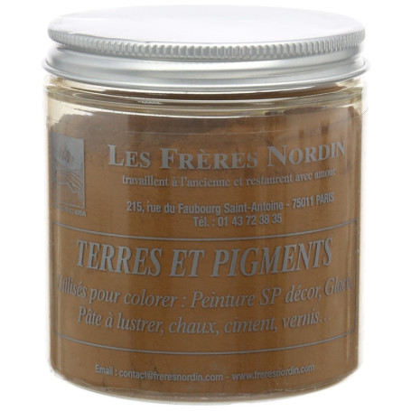 Pigment Terre Tabac Les Frères Nordin - Colorant Lumineux pour Beaux-Arts