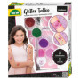 Set de Tatouages Pailletés LENA pour Filles - 4 Couleurs et 10 Pochoirs