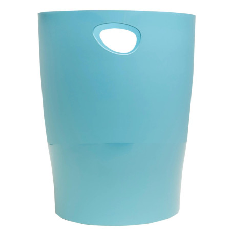 Corbeille à Papier Exacompta Pop N'Co - Lot de 8 - 15 Litres - Cyan