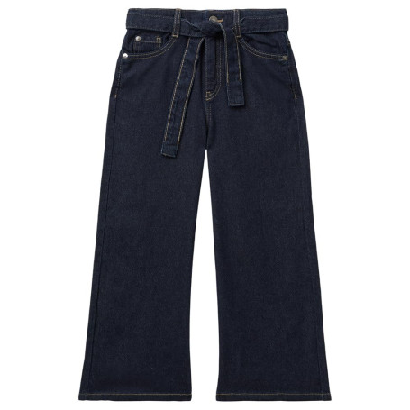 Pantalon en Denim Ample pour Filles - United Colors of Benetton, Bleu