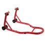 Support de levage arrière A-Pro pour moto - Chock garage rouge