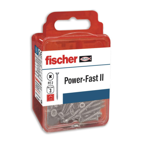 Vis Fischer FPF II CZF 4,5x40 mm Zingué - Lot de 40