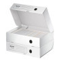 Lot de 20 boîtes d'archivage Leitz Infinity A4 en carton pliable - Blanc