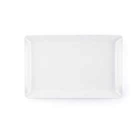 Plateau de Service Rectangulaire Happy Hour en Mélamine - 45 x 31 cm - Blanc