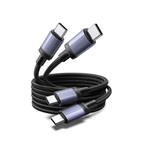 UGREEN Câble USB C vers USB C 240W Charge Rapide Nylon Tressé - Lot de 2