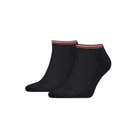 Chaussettes de Basket Unisexes Tommy Hilfiger - Confort et Style Noir