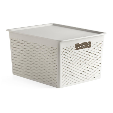 Panier de Rangement Écologique TATAY 20L avec Couvercle - Collection Bohol