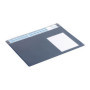 Sous-main de bureau XXL avec calendrier - Durable - 65 x 48 cm - Antidérapant - Bleu foncé