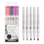 Lot de 2 Surligneurs Créatifs Zebra Mildliner - Rose et Violet