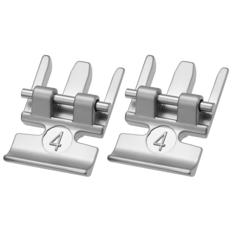 Lot de 2 Pieds pour Fermeture Éclair EMSea - Compatible avec Machines à Coudre Pfaff