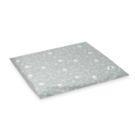 Housse de Matelas à Langer en Coton Bio - Fleurs Sauvages 85x75 cm