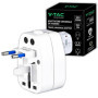 Adaptateur Universel de Voyage V-TAC avec Protection Surcharge