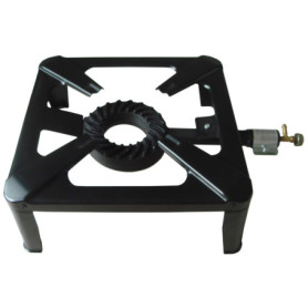 Réchaud à Gaz Carré Riegolux avec Pieds Fixes - 5.5 kW