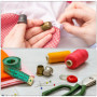 Set de 4 Dé-à-coudre en Cuivre pour Couture - Protection Doigts Artisanat