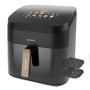 Cecotec Friteuse à Air 8,5L avec Double Gril et Fumoir - Dorure Parfaite
