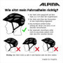 Casque de Vélo ALPINA ANZANA Unisexe Noir Mat 57-61 cm