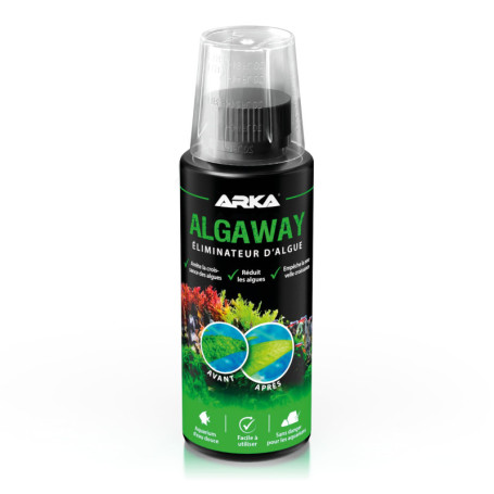 ARKA Algaway - Éliminateur d'Algues pour Aquariums 118 ML