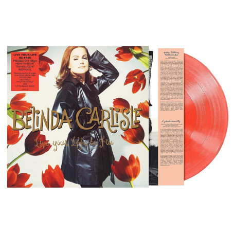 Vinyle Rouge 180g - Belinda Carlisle : Live Your Life Be Free