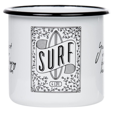 Tasse Émail SURF Design Planche de Surf - 300ml - MUGSY