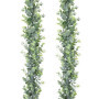 Lot de 2 guirlandes d'eucalyptus artificielles pour décoration de mariage