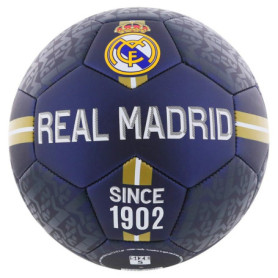 Ballon de football taille 5 Real Madrid - Noir et Blanc