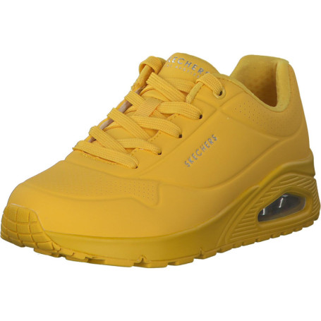 Baskets Skechers Femme Uno Stand On Air Jaunes - Taille 40