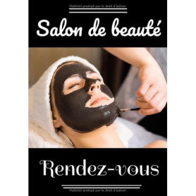 Agenda Pratique de Rendez-vous pour Esthéticiennes - Salon de Beauté A4