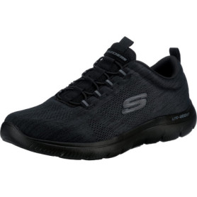 Mocassins Skechers Summits Louvin pour Homme - Confort et Élégance en Noir