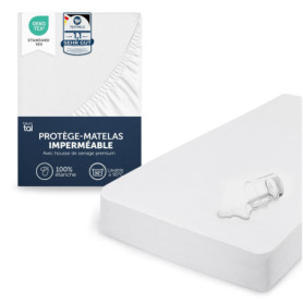 Housse de Protection Matelas Étanche 140x190 - Blumtal