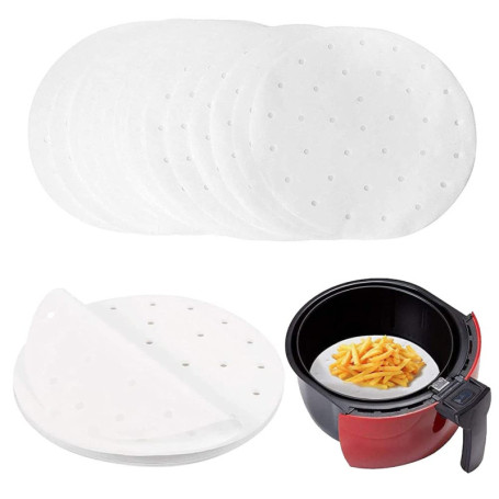 200 Feuilles de Papier Cuisson Rond 23 cm - Idéal pour Brioches et Gâteaux