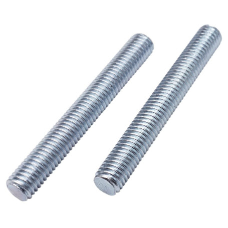 Lot de 10 tiges filetées M8 x 70 mm en acier au carbone